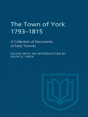 cover image of The Town of York 1793-1815